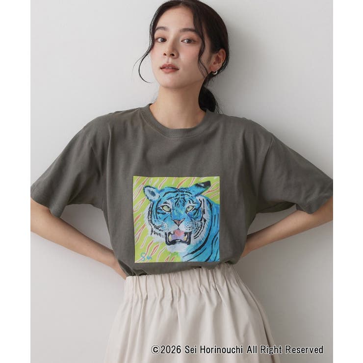 チャコールグレー(013) | Sei Horinouchi×Dessin Tシャツ | Dessin