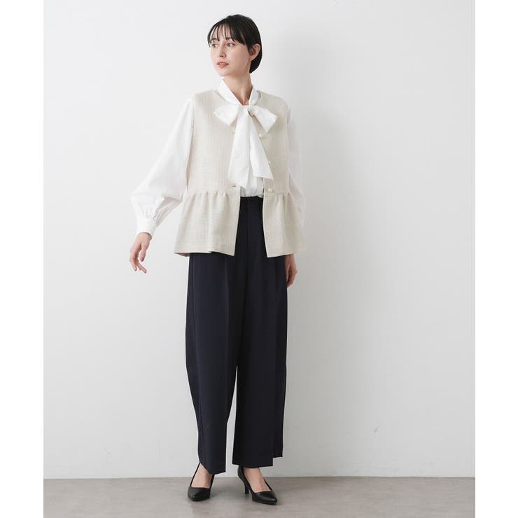 【入卒/セレモニー】パール調ボタンベスト | Dessin | 詳細画像3 