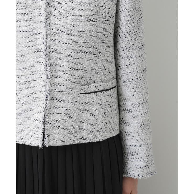 【入卒/セレモニー】ツイードクルーネックジャケット | Dessin | 詳細画像19 