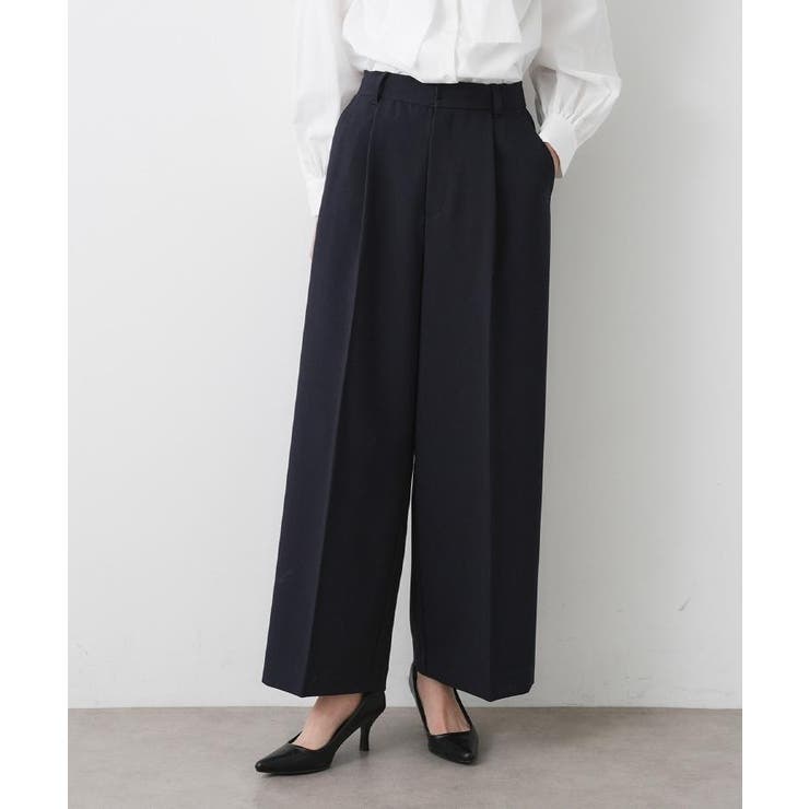 【入卒/セレモニー/セットアップ可能】ダブルクロスワイドパンツ | Dessin | 詳細画像7 