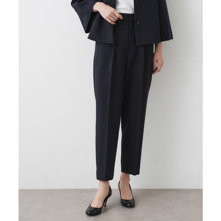 ネイビー(094) | 【入卒/セレモニー/セットアップ可能】ダブルクロステーパードパンツ | Dessin