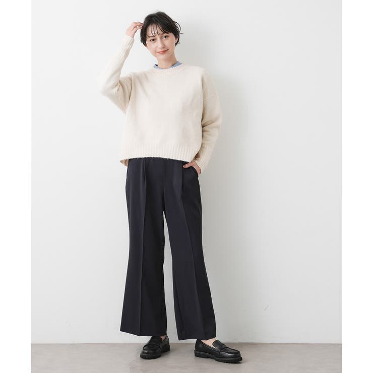 【入卒/セレモニー/セットアップ可能】フレアシルエットパンツ | Dessin | 詳細画像11 