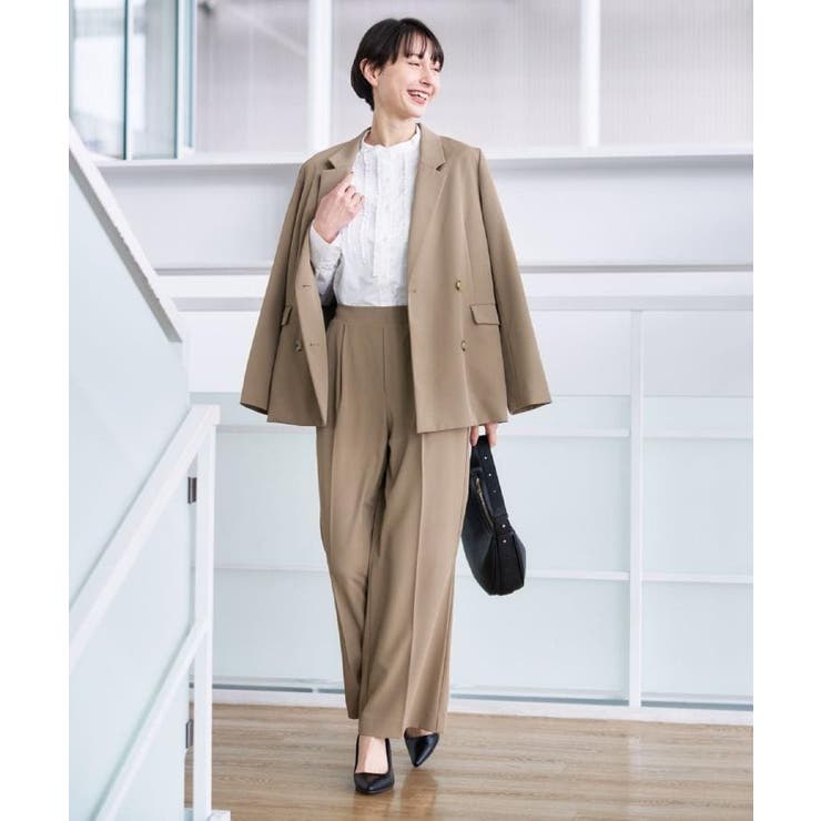 【入卒/セレモニー/セットアップ可能】フレアシルエットパンツ | Dessin | 詳細画像2 