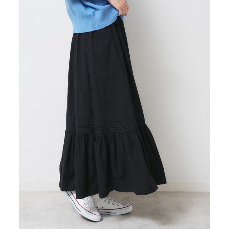 【ウエストゴム/洗える】コットンフレアスカート | Dessin | 詳細画像6 