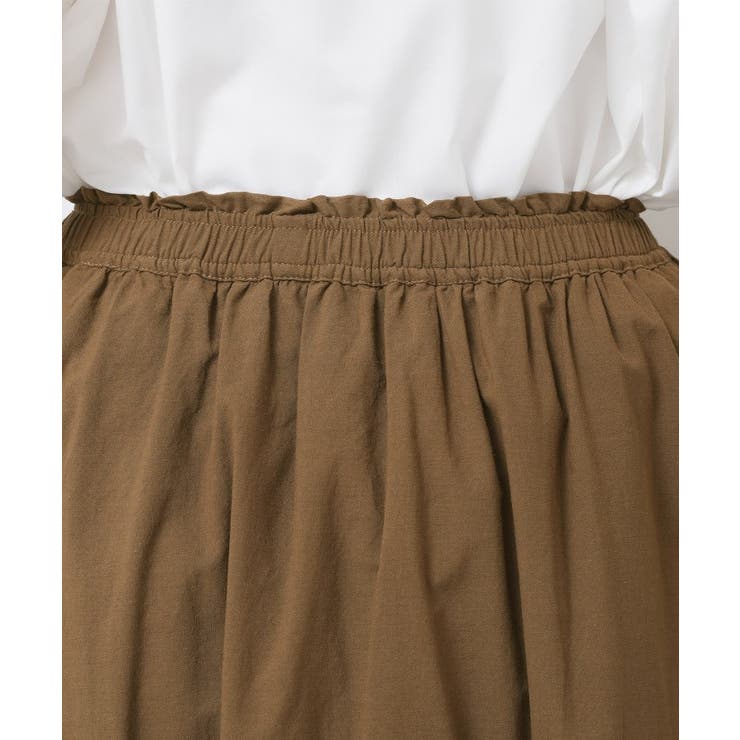 【ウエストゴム/洗える】コットンフレアスカート | Dessin | 詳細画像17 