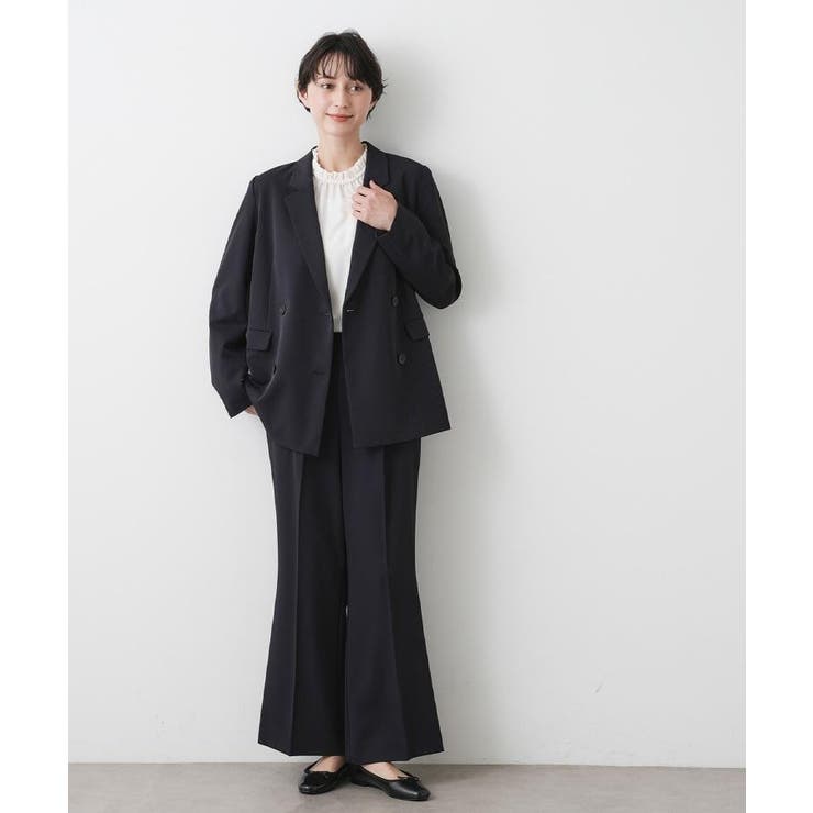 【入卒/セレモニー/洗える】フリルネックジョーゼットブラウス | Dessin | 詳細画像13 