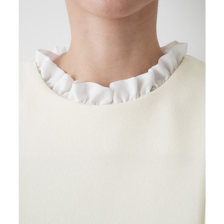 【入卒/セレモニー/セットアップ可能】カットジョーゼット2WAYトップス | Dessin | 詳細画像6 