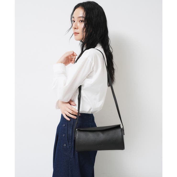 【軽量】本革バレル型ショルダーバッグ | Dessin | 詳細画像1 