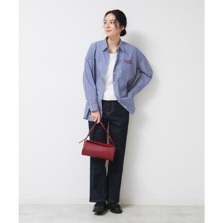 【軽量】本革バレル型ショルダーバッグ | Dessin | 詳細画像4 