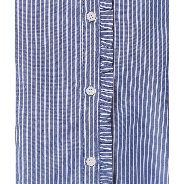 【洗える】フリルネックブラウス | Dessin | 詳細画像12 