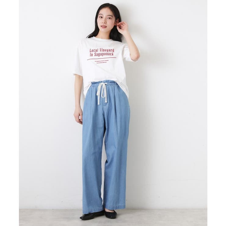 【洗える】オーガニックコットンロゴTシャツ | Dessin | 詳細画像15 