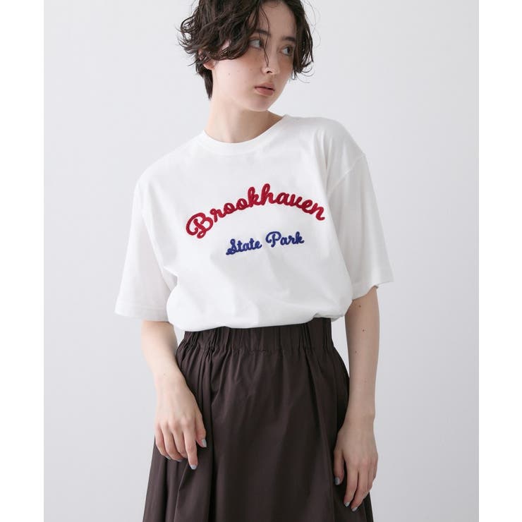 【洗える】オーガニックコットンロゴTシャツ | Dessin | 詳細画像2 