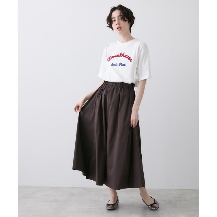 【洗える】オーガニックコットンロゴTシャツ | Dessin | 詳細画像3 