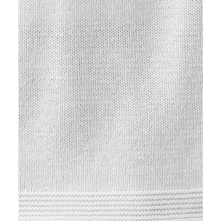 【洗える】ミドルゲージボートネックカラーニット | Dessin | 詳細画像4 