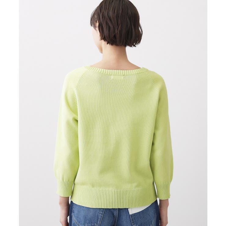 【洗える】コットンVネックニット | Dessin | 詳細画像15 