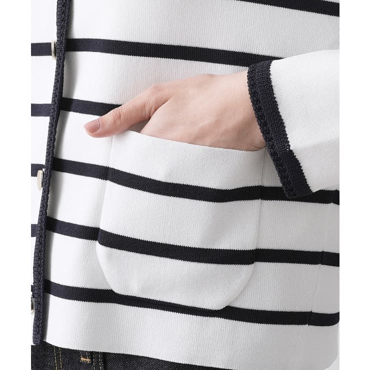 【UVカット/洗える】ジャケットライクニットカーディガン | Dessin | 詳細画像14 