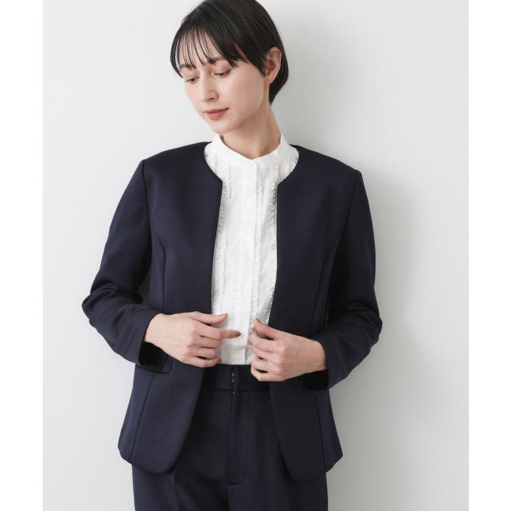 【入卒/セレモニー/お仕事/セットアップ可能】ソフトボンディングジャケット | Dessin | 詳細画像8 