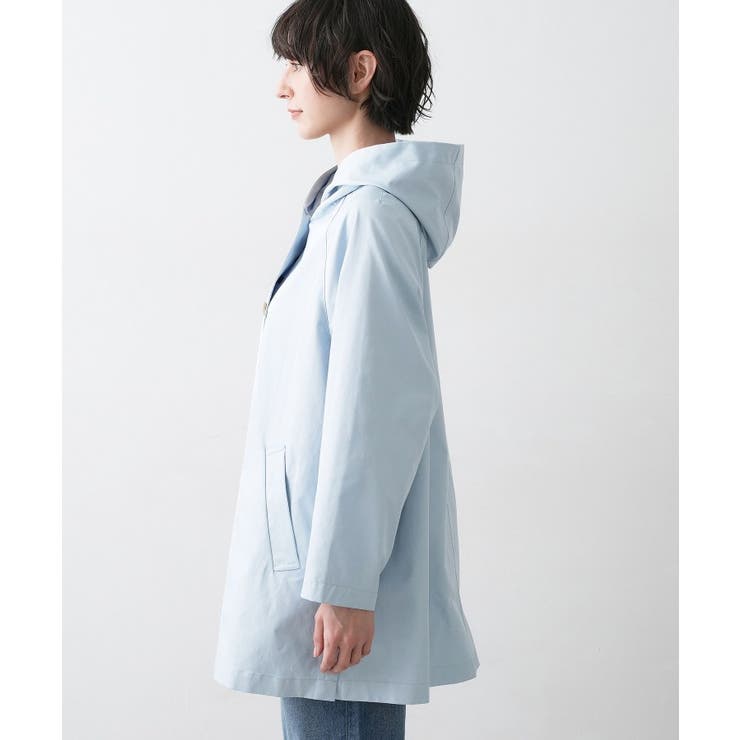 【洗える】フードトレンチコート | Dessin | 詳細画像14 