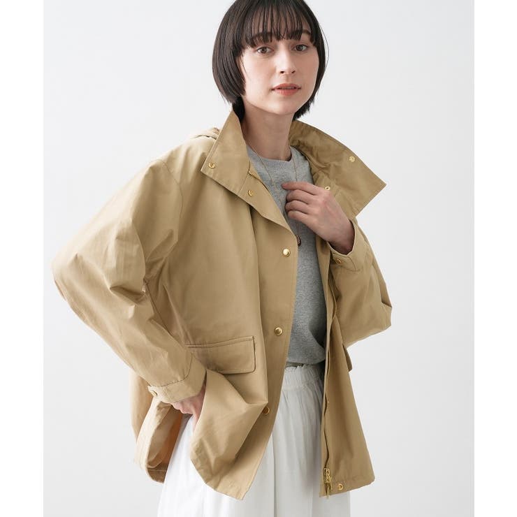 ベージュ(052) | 【撥水/2WAY】フーディーブルゾン | Dessin