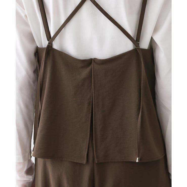 【吸汗速乾/洗える】リラクシーキャミサロペット | Dessin | 詳細画像14 