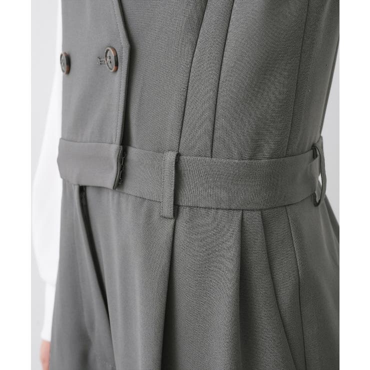 【洗える】セットアップ風ジレオールインワン | Dessin | 詳細画像19 