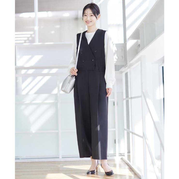 【洗える】セットアップ風ジレオールインワン | Dessin | 詳細画像5 