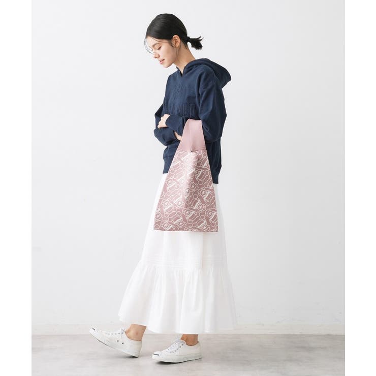 【マシンウォッシャブル】Deddyジャガードニットバッグ | Dessin | 詳細画像4 