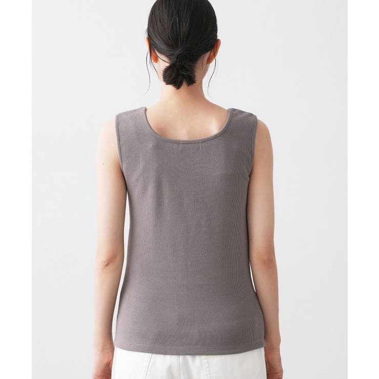 【洗える】リブスクエアタンクトップ | Dessin | 詳細画像19 