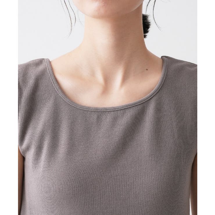 【洗える】リブスクエアタンクトップ | Dessin | 詳細画像20 