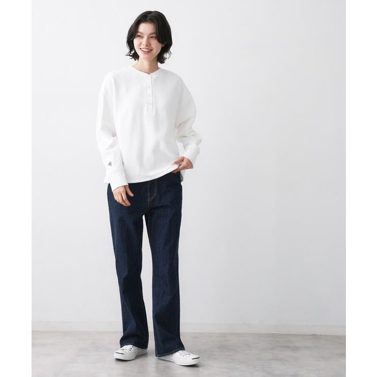 【前後2WAY/洗える】ドロストリブカットソー | Dessin | 詳細画像5 