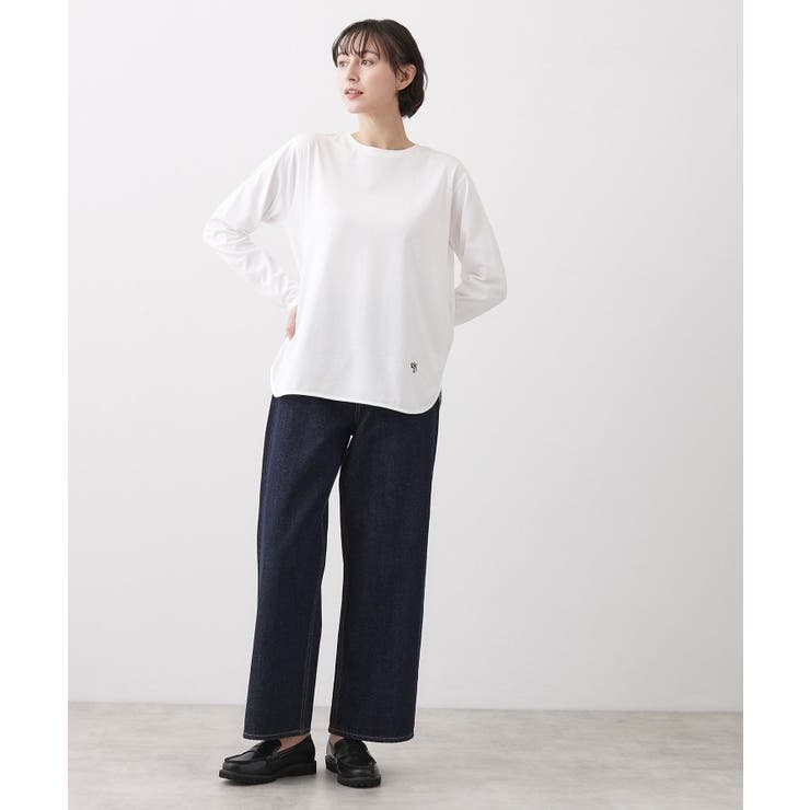 【洗える】シャツテールロングTシャツ | Dessin | 詳細画像3 