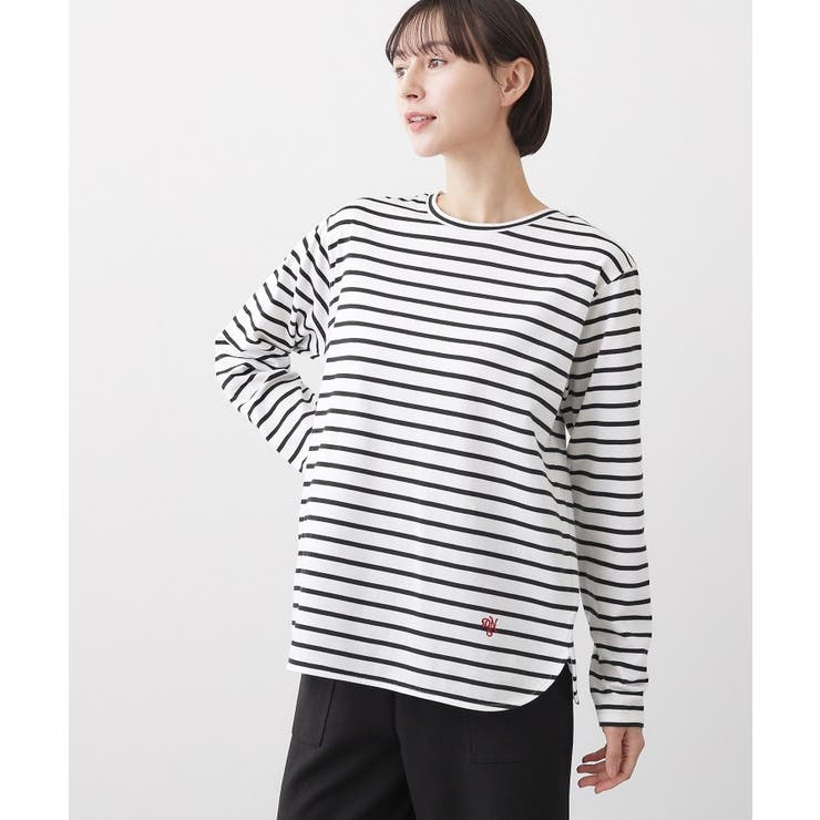 【洗える】シャツテールロングTシャツ | Dessin | 詳細画像10 