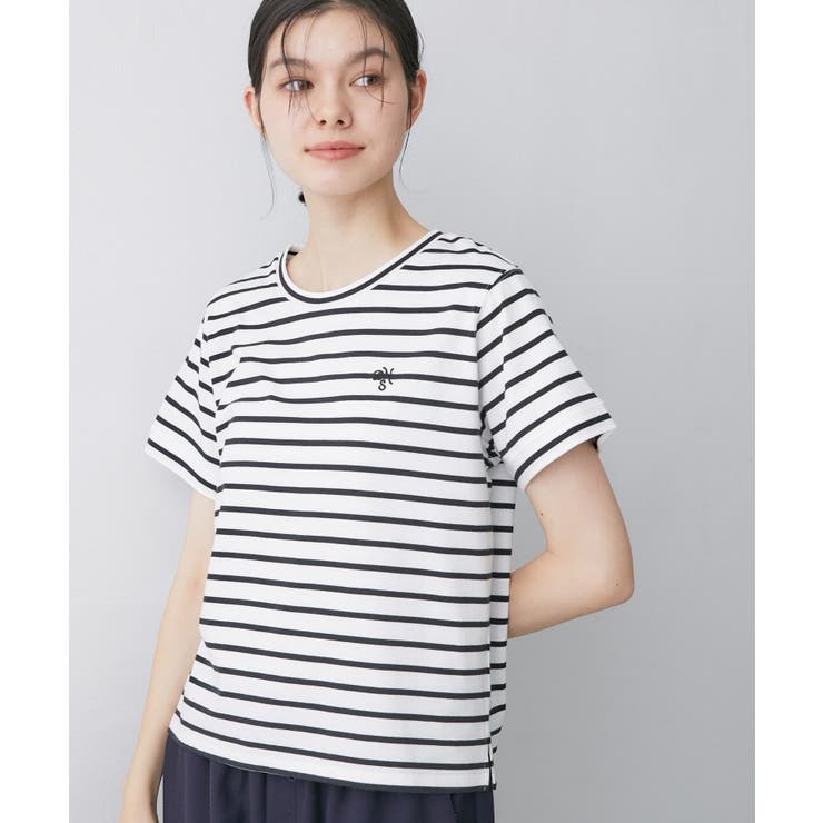 【洗える】半袖ボックスシルエットカットソー | Dessin | 詳細画像9 