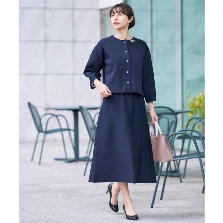 【入卒/セレモニー/単品使い2WAY可能】ニットセットアップ | Dessin | 詳細画像13 