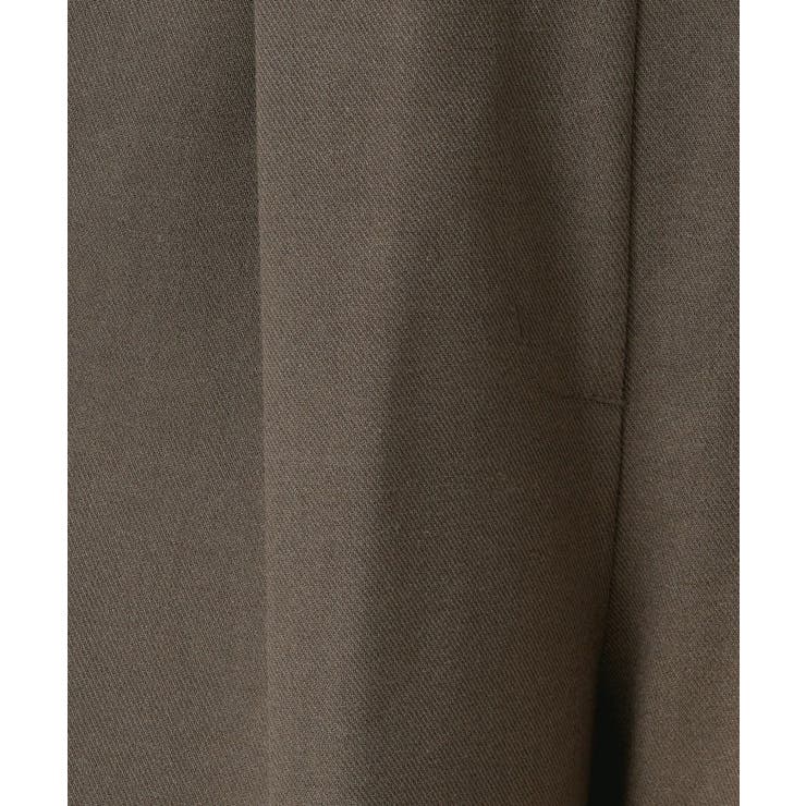 【洗える】裏起毛セミワイドツイルパンツ | Dessin | 詳細画像4 