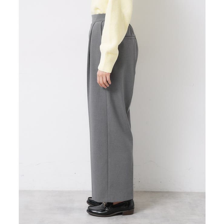 【洗える】裏起毛セミワイドツイルパンツ | Dessin | 詳細画像14 