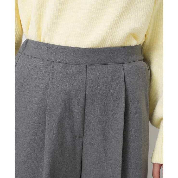 【洗える】裏起毛セミワイドツイルパンツ | Dessin | 詳細画像16 