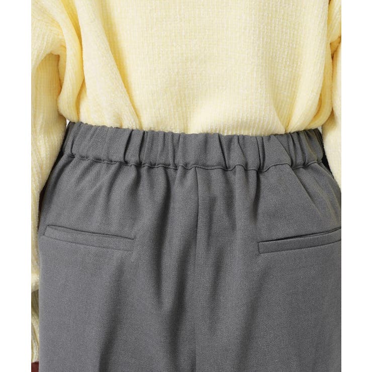 【洗える】裏起毛セミワイドツイルパンツ | Dessin | 詳細画像17 