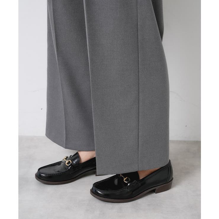 【洗える】裏起毛セミワイドツイルパンツ | Dessin | 詳細画像19 