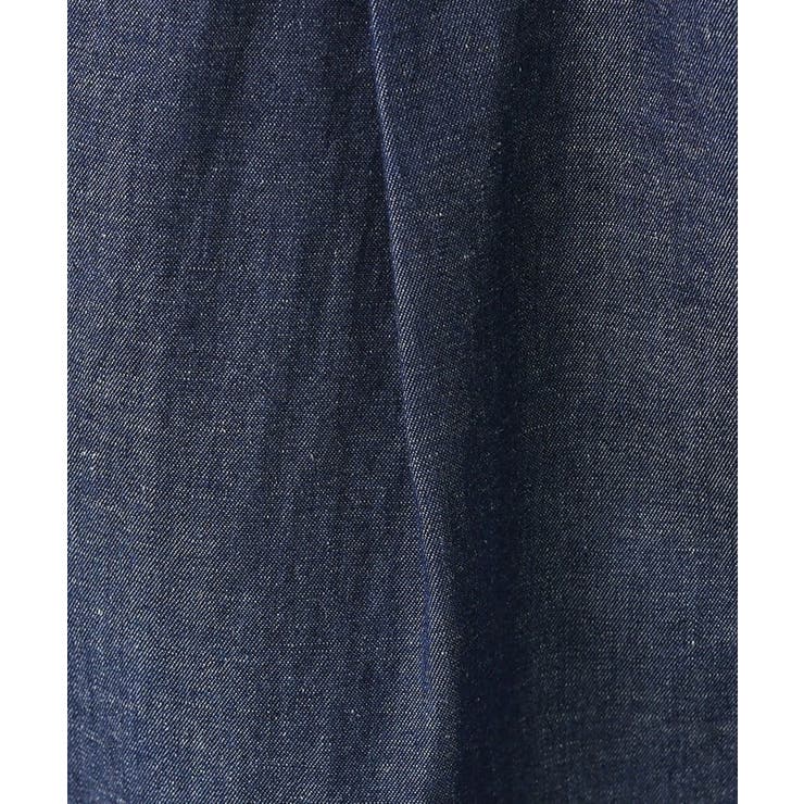 【洗える】綿麻ドロストライトデニムパンツ | Dessin | 詳細画像8 