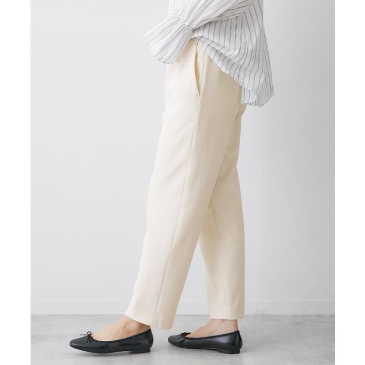 【帯電防止/洗える】ストレッチツイルテーパードパンツ | Dessin | 詳細画像2 