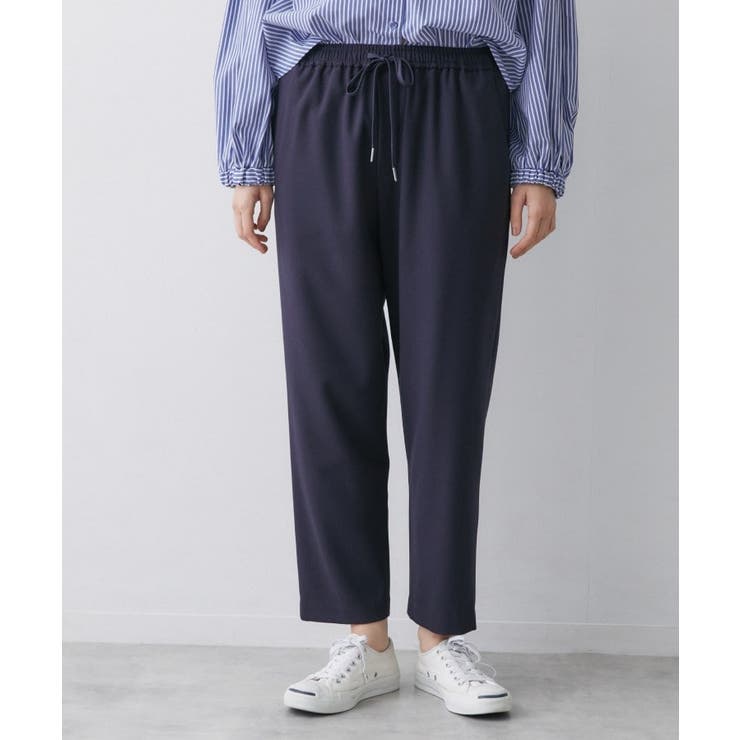 【帯電防止/洗える】ストレッチツイルテーパードパンツ | Dessin | 詳細画像9 