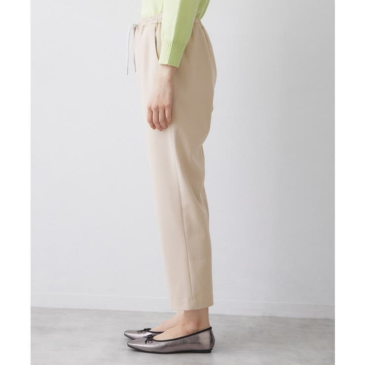 【帯電防止/洗える】ストレッチツイルテーパードパンツ | Dessin | 詳細画像14 