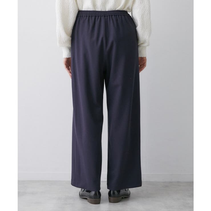 【帯電防止/洗える】ストレッチツイルワイドパンツ | Dessin | 詳細画像15 