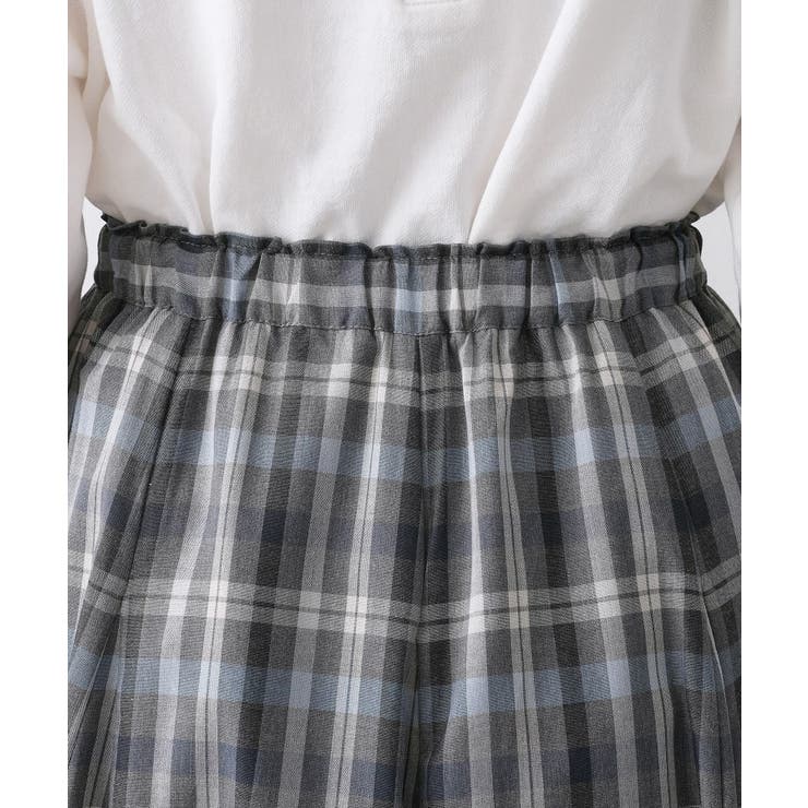 【ウエストゴム/洗える】映えチェック柄スカート | Dessin | 詳細画像20 