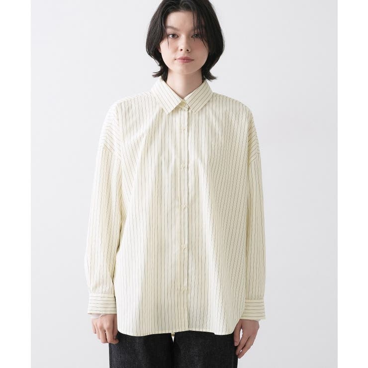 【洗える】バックボタンオーバーシャツ | Dessin | 詳細画像13 