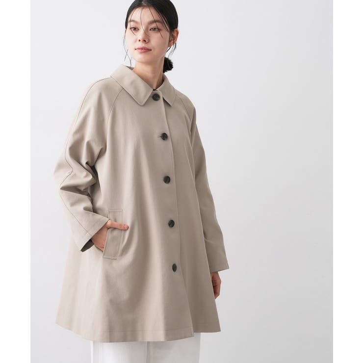 【花粉ガード/撥水加工/洗える】ステンカラースプリングコート | Dessin | 詳細画像13 