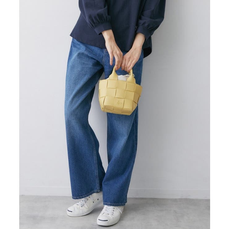 ライトイエロー(030) | 【2WAY/軽量】メッシュシリーズミニトートバッグ | Dessin