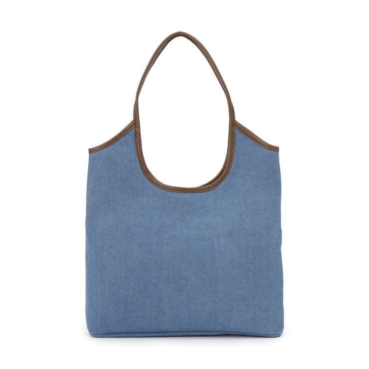 【軽量】ロゴプリントデニム×帆布トートバッグ | Dessin | 詳細画像8 