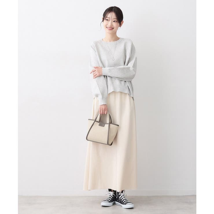 【軽量/2WAY】パイピングコットンリネンミニバッグ | Dessin | 詳細画像5 